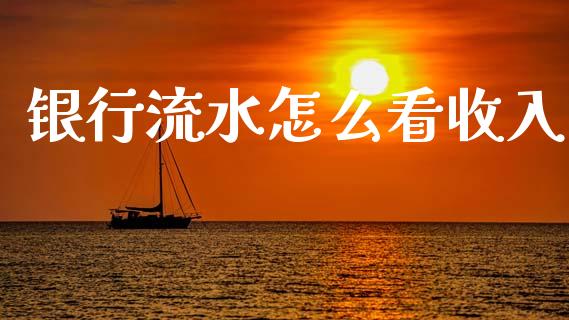 银行流水怎么看收入_https://m.lcpcjs.com_恒指期货保证金_第1张