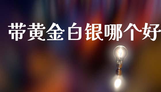 带黄金白银哪个好_https://m.lcpcjs.com_恒指期货保证金_第1张