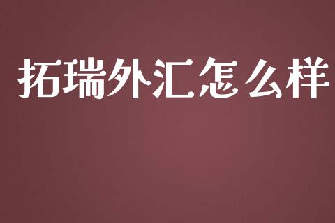 拓瑞外汇怎么样_https://m.lcpcjs.com_期货交易时间_第1张