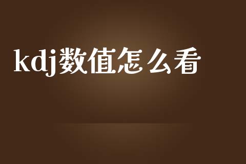 kdj数值怎么看_https://m.lcpcjs.com_白银期货保证金_第1张