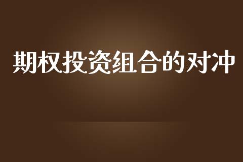 期权投资组合的对冲_https://m.lcpcjs.com_恒指期货保证金_第1张