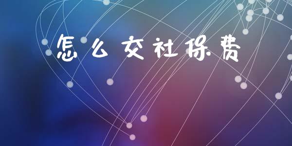 怎么交社保费_https://m.lcpcjs.com_恒指期货保证金_第1张