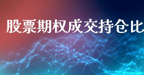 股票期权成交持仓比_https://m.lcpcjs.com_白银期货保证金_第1张