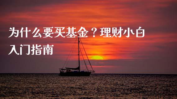 为什么要买基金？理财小白入门指南_https://m.lcpcjs.com_期货交易时间_第1张