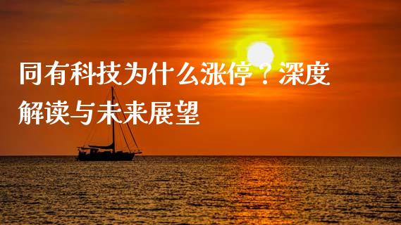 同有科技为什么涨停？深度解读与未来展望_https://m.lcpcjs.com_期货交易_第1张