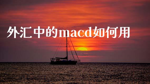 外汇中的macd如何用_https://m.lcpcjs.com_期货交易时间_第1张