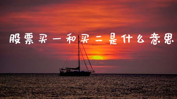 股票买一和买二是什么意思_https://m.lcpcjs.com_白银期货保证金_第1张