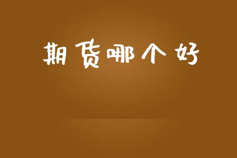 期货哪个好_https://m.lcpcjs.com_恒指期货保证金_第1张