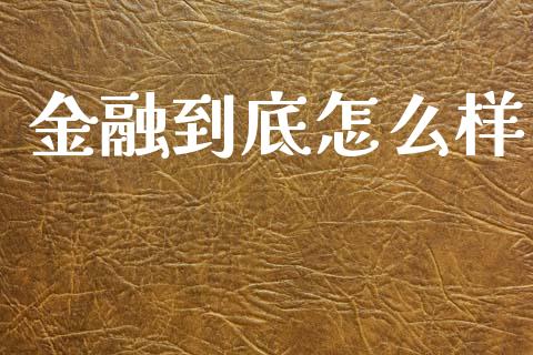 金融到底怎么样_https://m.lcpcjs.com_期货交易_第1张