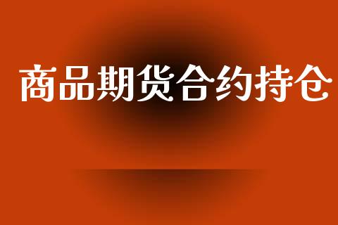商品期货合约持仓_https://m.lcpcjs.com_白银期货保证金_第1张