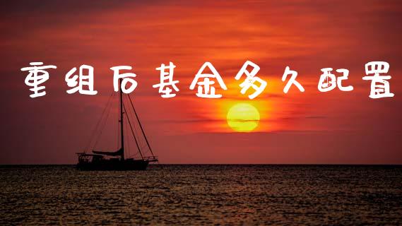 重组后基金多久配置_https://m.lcpcjs.com_白银期货保证金_第1张
