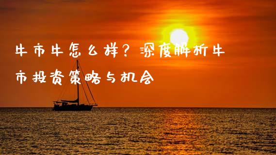 牛市牛怎么样？深度解析牛市投资策略与机会_https://m.lcpcjs.com_白银期货保证金_第1张