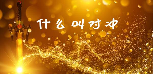 什么叫对冲_https://m.lcpcjs.com_恒指期货保证金_第1张