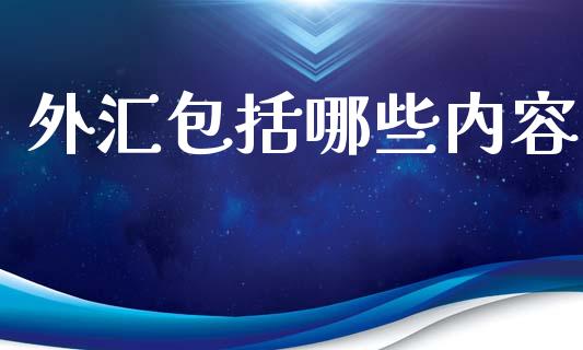 外汇包括哪些内容_https://m.lcpcjs.com_白银期货保证金_第1张