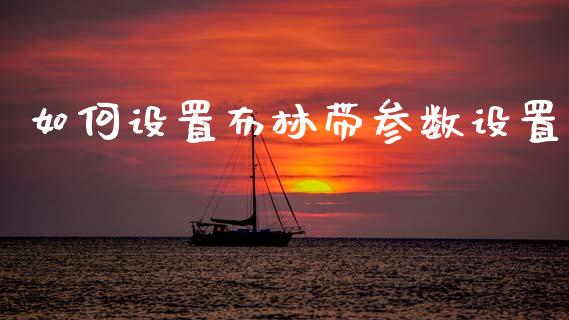 如何设置布林带参数设置_https://m.lcpcjs.com_恒指期货保证金_第1张
