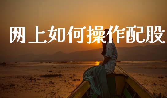 网上如何操作配股_https://m.lcpcjs.com_期货交易_第1张