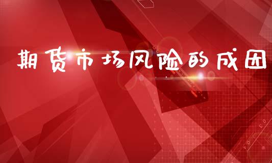 期货市场风险的成因_https://m.lcpcjs.com_白银期货保证金_第1张