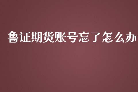 鲁证期货账号忘了怎么办_期货交易_第1张_白银期货保证金_期货交易_恒指期货保证金_期货交易时间 鲁证期货账号忘了怎么办_https://m.lcpcjs.com_期货交易_第1张