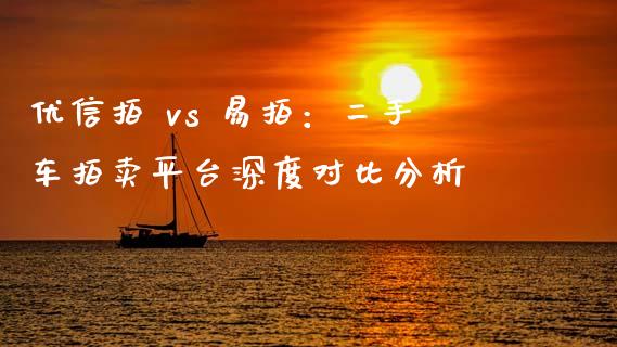 优信拍 vs 易拍：二手车拍卖平台深度对比分析_https://m.lcpcjs.com_白银期货保证金_第1张