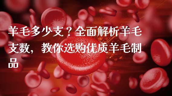 羊毛多少支？全面解析羊毛支数，教你选购优质羊毛制品_https://m.lcpcjs.com_期货交易时间_第1张