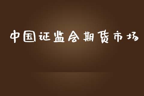 中国证监会期货市场_https://m.lcpcjs.com_恒指期货保证金_第1张