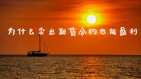 为什么卖出期货合约也能盈利_https://m.lcpcjs.com_白银期货保证金_第1张