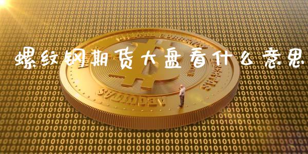 螺纹钢期货大盘看什么意思_https://m.lcpcjs.com_白银期货保证金_第1张