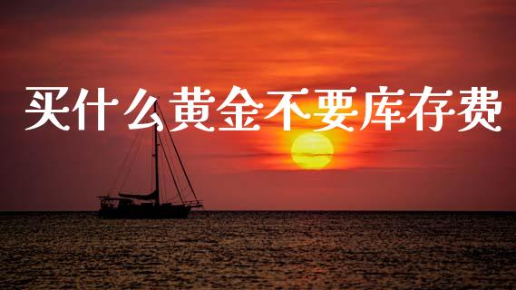 买什么黄金不要库存费_https://m.lcpcjs.com_期货交易_第1张