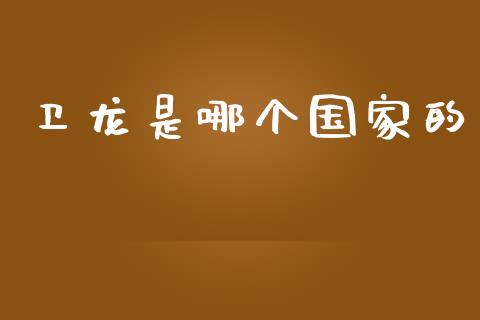 卫龙是哪个国家的_https://m.lcpcjs.com_期货交易时间_第1张