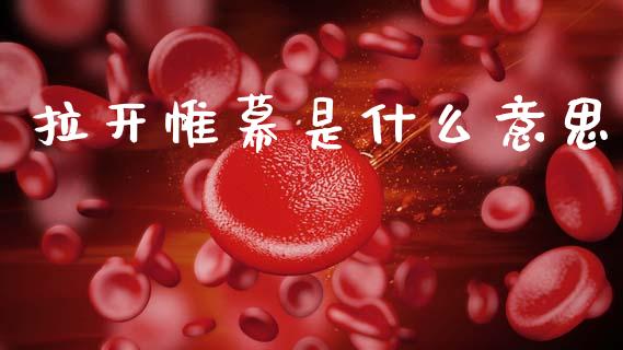 拉开帷幕是什么意思_https://m.lcpcjs.com_期货交易时间_第1张