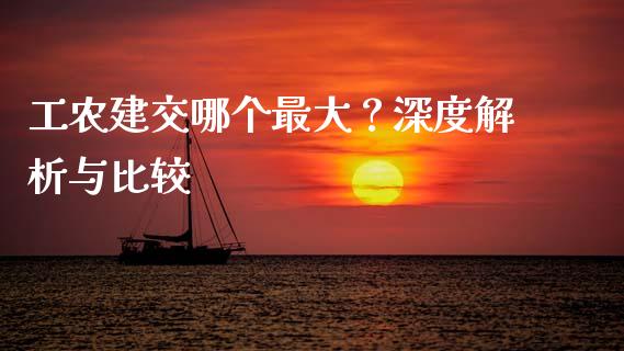 工农建交哪个最大？深度解析与比较_https://m.lcpcjs.com_白银期货保证金_第1张