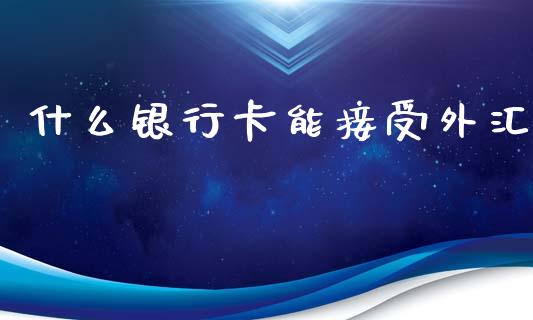 什么银行卡能接受外汇_https://m.lcpcjs.com_恒指期货保证金_第1张