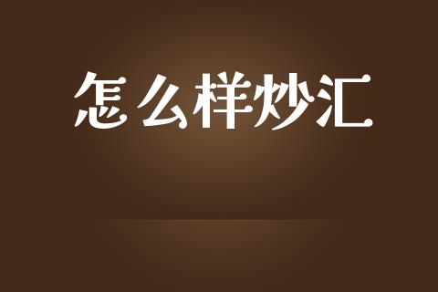 怎么样炒汇_https://m.lcpcjs.com_期货交易时间_第1张