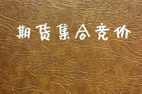 期货集合竞价_https://m.lcpcjs.com_期货交易_第1张