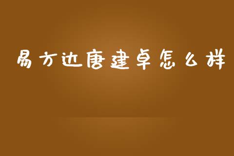 易方达唐建卓怎么样_https://m.lcpcjs.com_期货交易时间_第1张