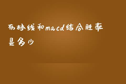 布林线和macd结合胜率是多少_https://m.lcpcjs.com_期货交易_第1张