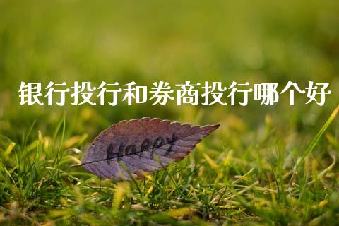 银行投行和券商投行哪个好_https://m.lcpcjs.com_期货交易时间_第1张