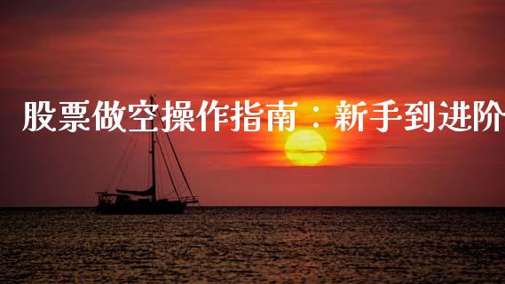 股票做空操作指南：新手到进阶_https://m.lcpcjs.com_期货交易时间_第1张