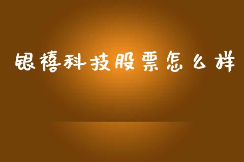 银禧科技股票怎么样_https://m.lcpcjs.com_恒指期货保证金_第1张