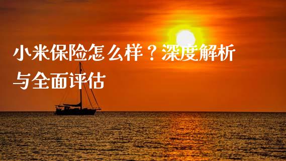 小米保险怎么样？深度解析与全面评估_https://m.lcpcjs.com_恒指期货保证金_第1张
