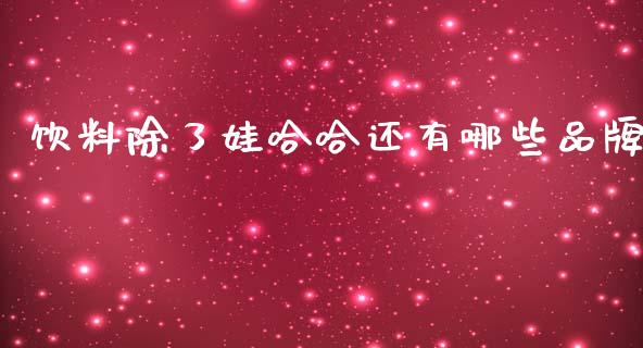 饮料除了娃哈哈还有哪些品牌_https://m.lcpcjs.com_恒指期货保证金_第1张