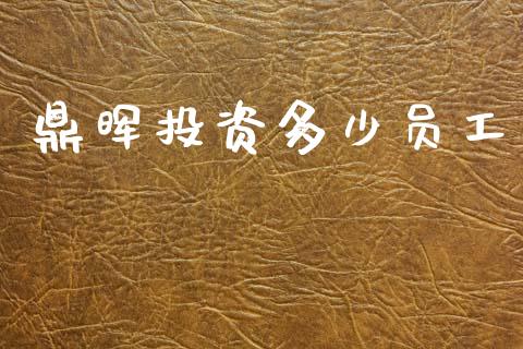 鼎晖投资多少员工_https://m.lcpcjs.com_恒指期货保证金_第1张