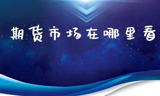 期货市场在哪里看_https://m.lcpcjs.com_白银期货保证金_第1张