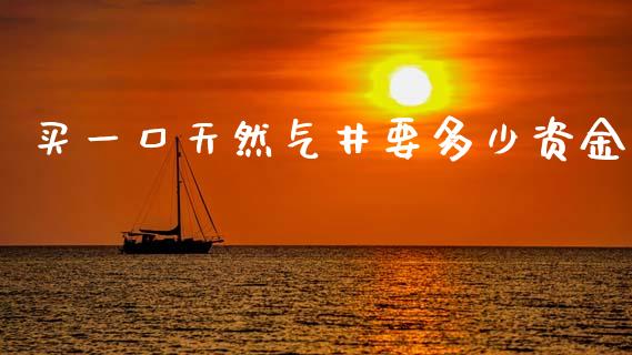 买一口天然气井要多少资金_https://m.lcpcjs.com_期货交易_第1张