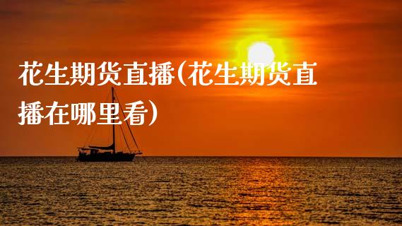 花生期货直播(花生期货直播在哪里看)_https://m.lcpcjs.com_期货交易_第1张