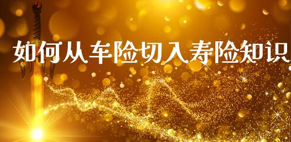 如何从车险切入寿险知识_https://m.lcpcjs.com_期货交易时间_第1张