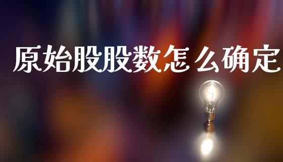 原始股股数怎么确定_https://m.lcpcjs.com_白银期货保证金_第1张