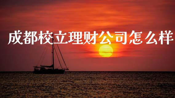 成都校立理财公司怎么样_https://m.lcpcjs.com_白银期货保证金_第1张