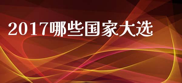 2017哪些国家大选_https://m.lcpcjs.com_期货交易_第1张