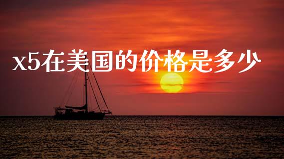 x5在美国的价格是多少_https://m.lcpcjs.com_恒指期货保证金_第1张
